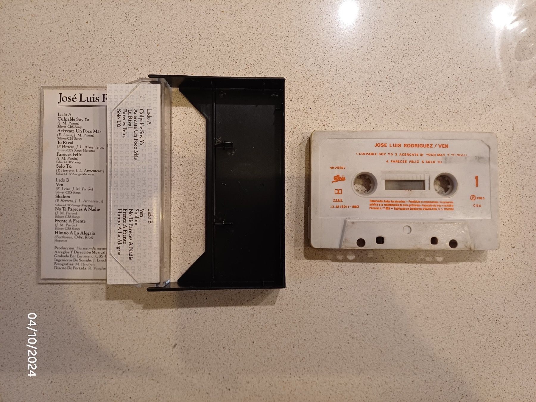 Musicassette: Kassette auf Spanisch - "Jose Luis Rodriguez - Ven" – Usato da Würenlos venduto da JRP_71 2