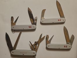 4 verschiedene neues victorinox Alox Messer