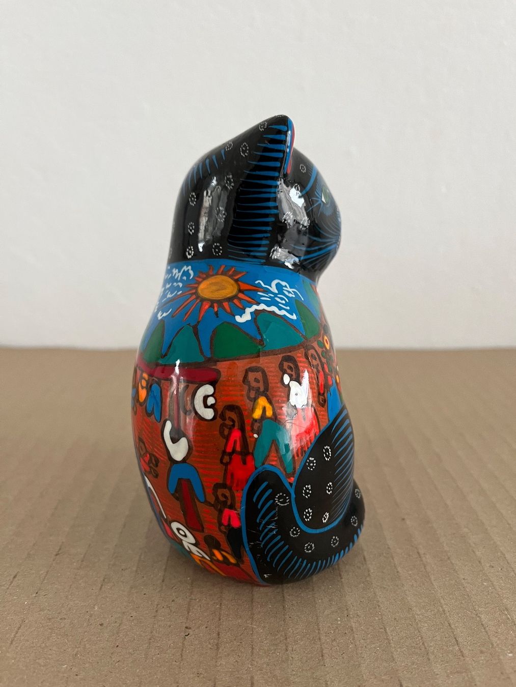Statuette: Popart / Katze aus Ton – Usato da Wetzikon ZH venduto da seli03 2