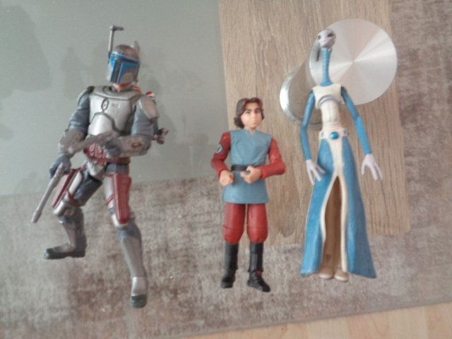 Hasbro Giocattoli: Star Wars Hasbro  Lamasu, Jango ,Booba – Usato da sargans venduto da Angamar