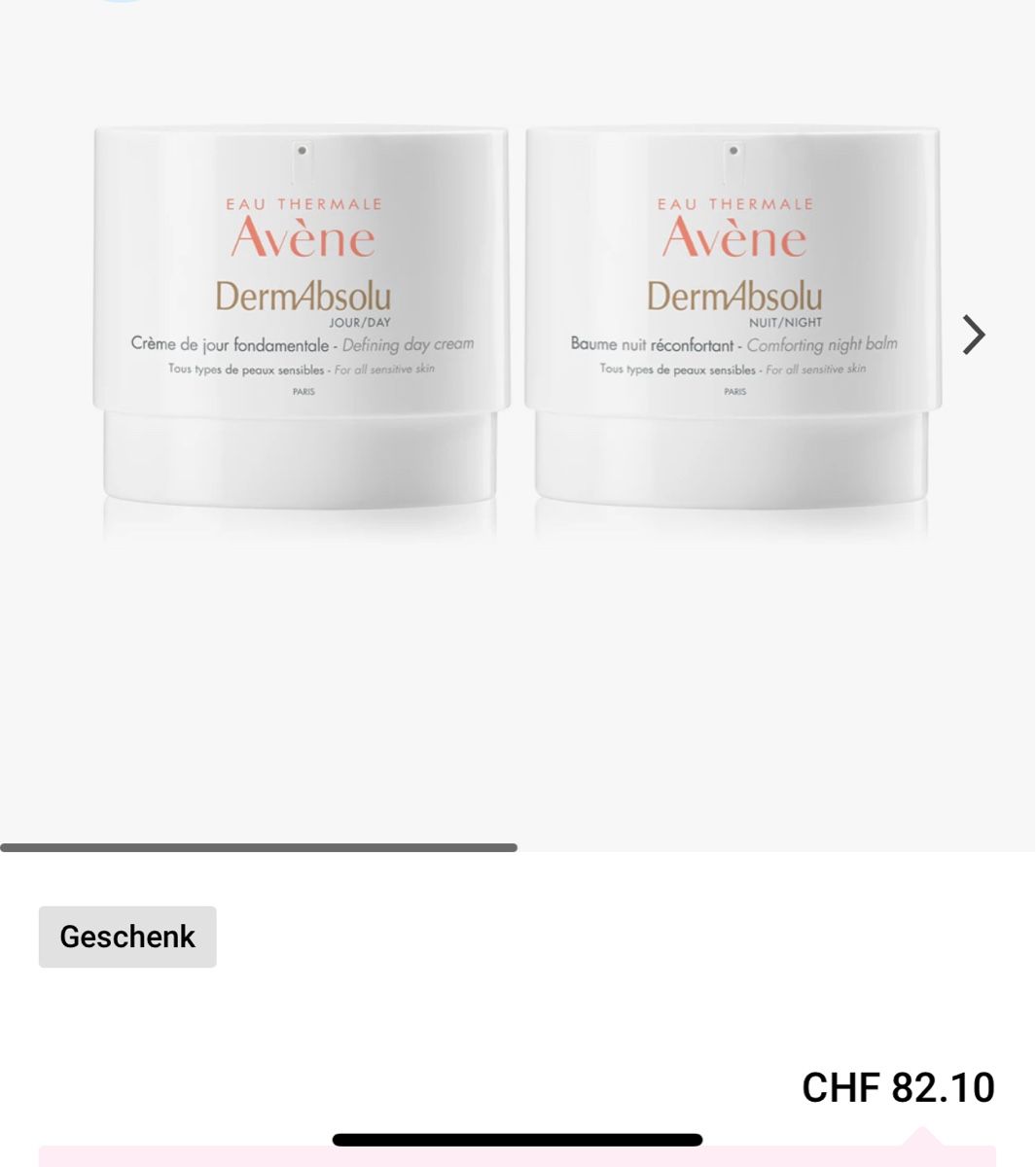 Avene Cura del viso: Avène DermAbsolu  set Tag + Nacht  je 40 ml – Nuovo e nell'imballaggio originale da Rupperswil venduto da radmak
