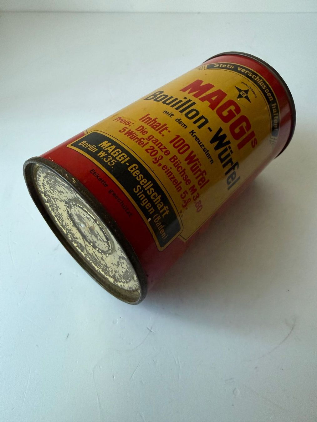 Tutte le decorazioni: Antike Maggi Dose – Usato da Zwingen venduto da moje1 4