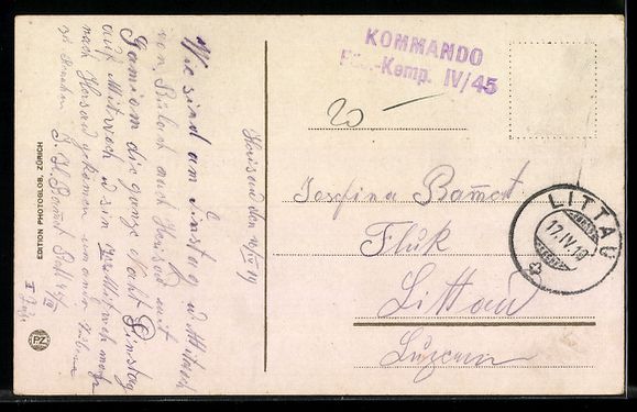 Cartoline postali: Herisau, Ortsansicht mit Kirche und Viad – Usato da Berlin venduto da bartko-reher 1