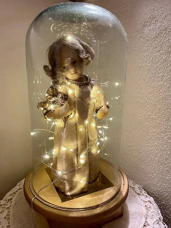 Bambole: Antikes Christkind, Wachspuppe – Usato da Bern venduto da gutti72 1