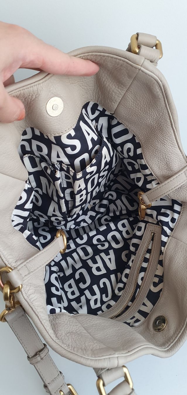 Marc Jacobs Borse da donna: Marc Jacobs Henkel/Umhängetasche Medium Beige – Usato da Niederteufen venduto da Mira_72 7