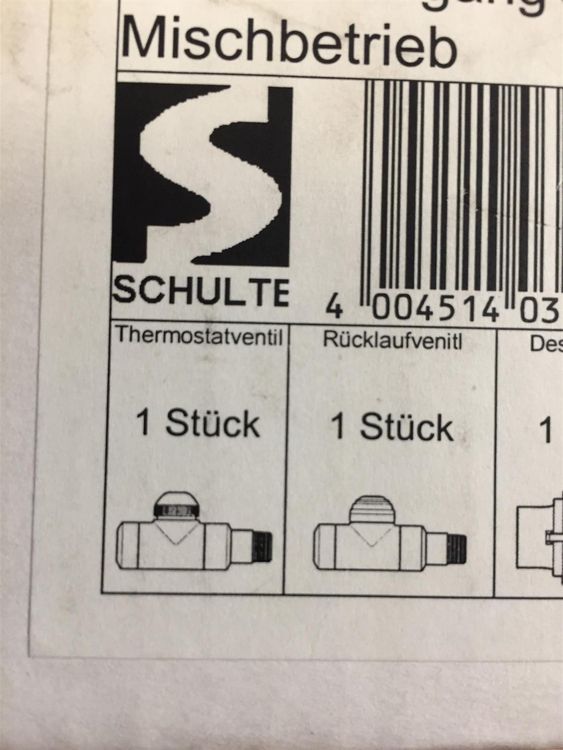 Thermostat-Set Durchgang 1/2" chrom-404 3