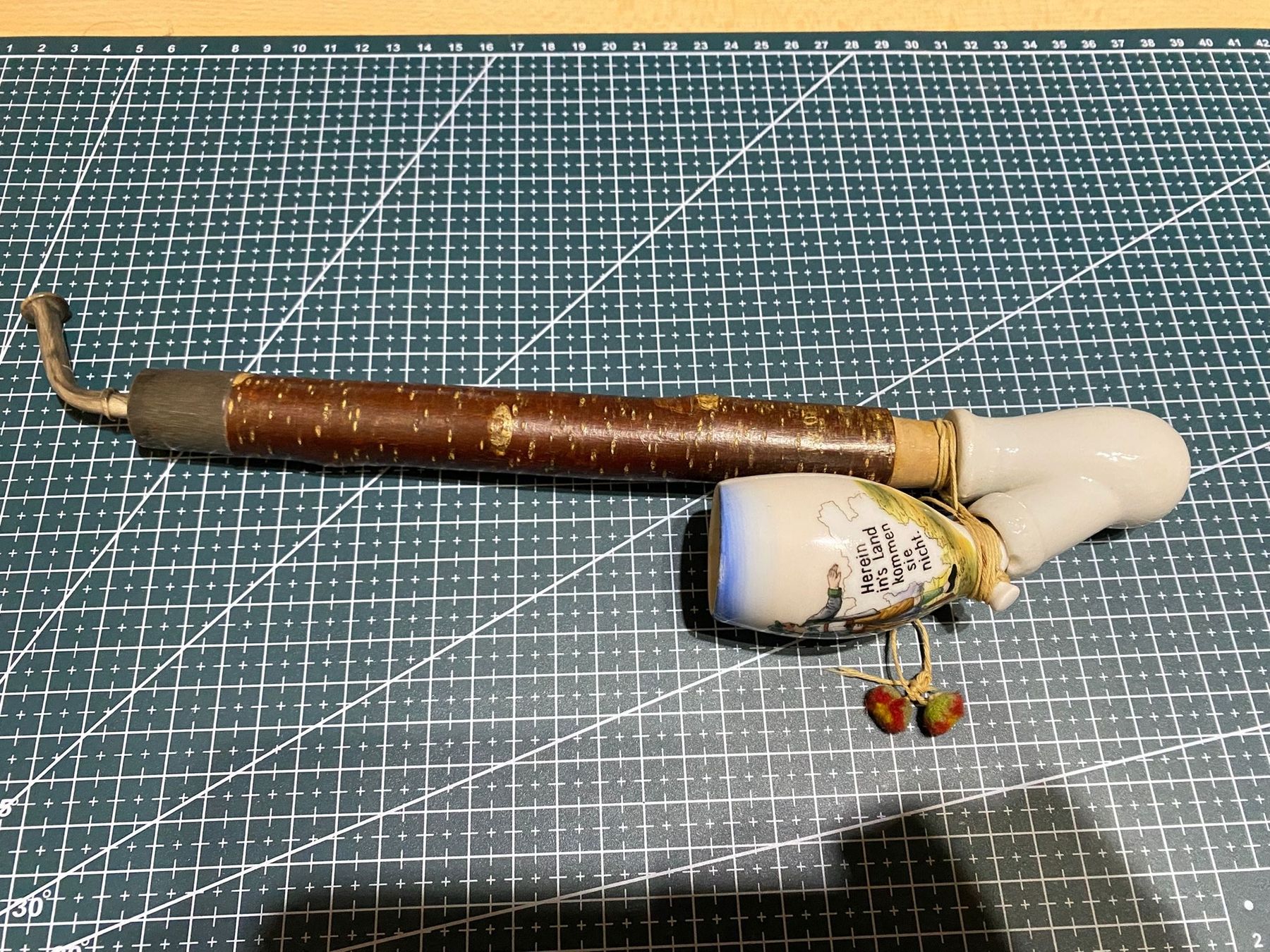 Pipe & Accessori: Tabak Pfeife Porzellan Jäger – Nuovo (secondo la descrizione) da Schänis venduto da M.a.r.k.85 4
