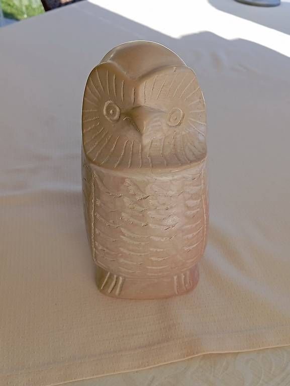Figuren: Eule aus Speckstein – Gebraucht aus Neu St. Johann von voghelm 1