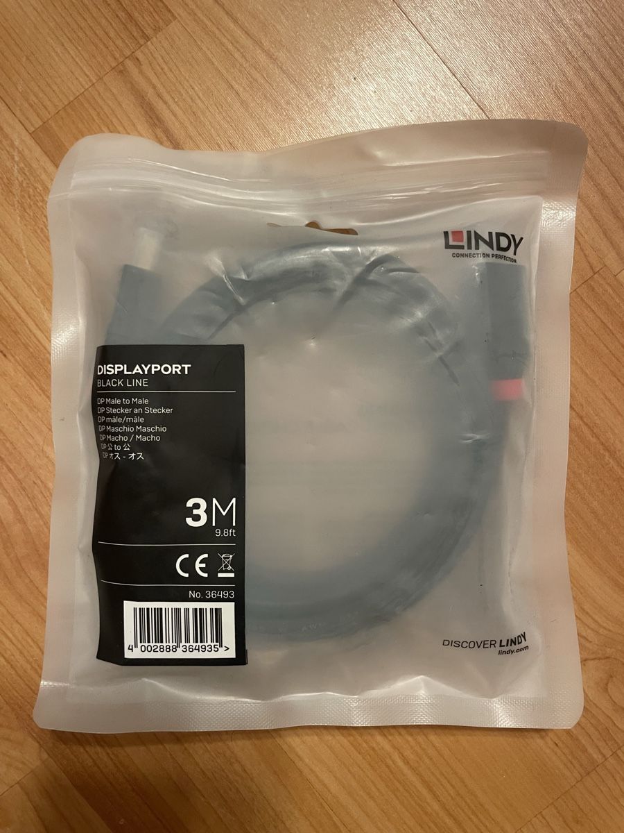 Câbles: Lindy DisplayPort Kabel 3 m – Neuf avec emballage d'origine à Winterthur par Ala_Minor
