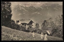 Mayens de Sion, Chalet Dole mit Spazierg