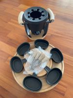 Vintage Bodum Fondue Set Gusseisen