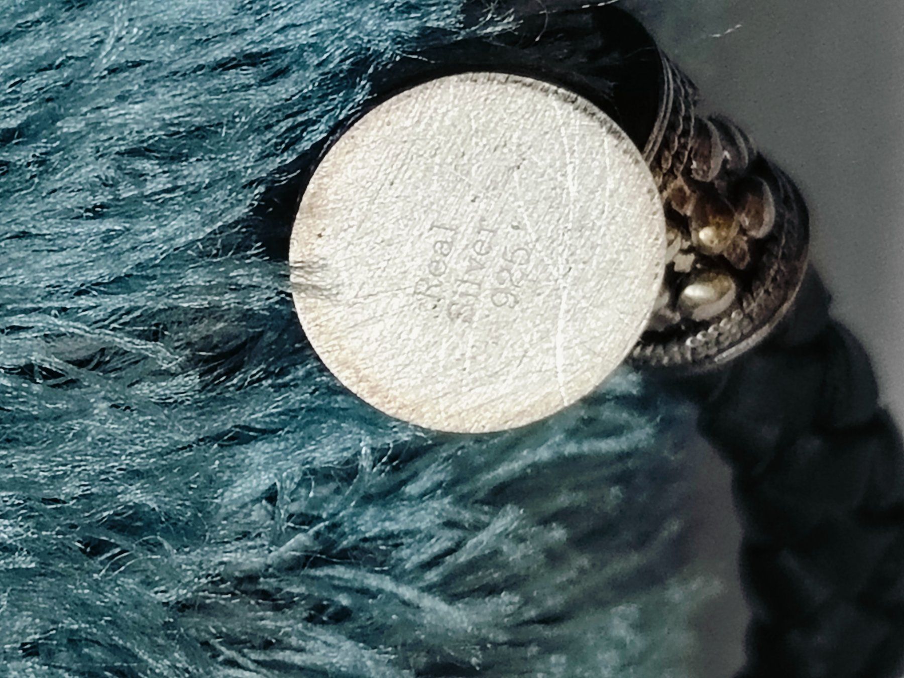 Bracciali & Braccialetti: Armband aus Leder 925er Silber – Nuovo (secondo la descrizione) da Olten venduto da Mezopotamya 2