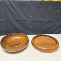 Sehr schöne Holz Schüsseln, 2 Stück, Schalen