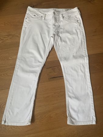 Damen-Jeans 3/8, Tommy Hilfiger Demin, weiss, Gr. 38