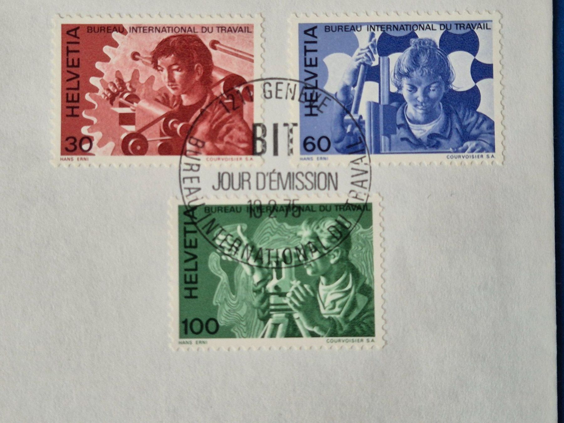 Tutti i francobolli: Ersttagsbrief Dienstmarken 1975 13.2.75 – Nuovo (secondo la descrizione) da Seewen SZ venduto da SuperpumaDisplayTeam 1
