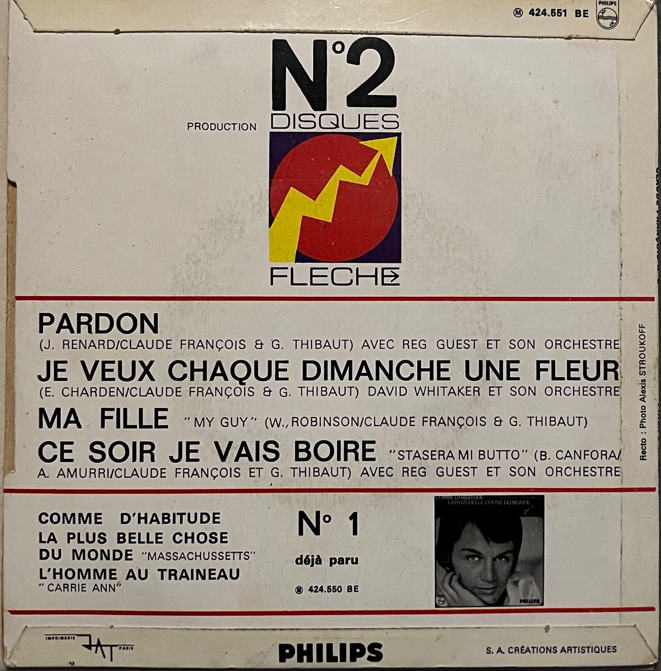 Vinyles: CLAUDE FRANCOIS - PARDON – D'occasion à Bussigny par vinyl-pas-cher 1