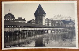 Luzern - Kapellbrücke  1919