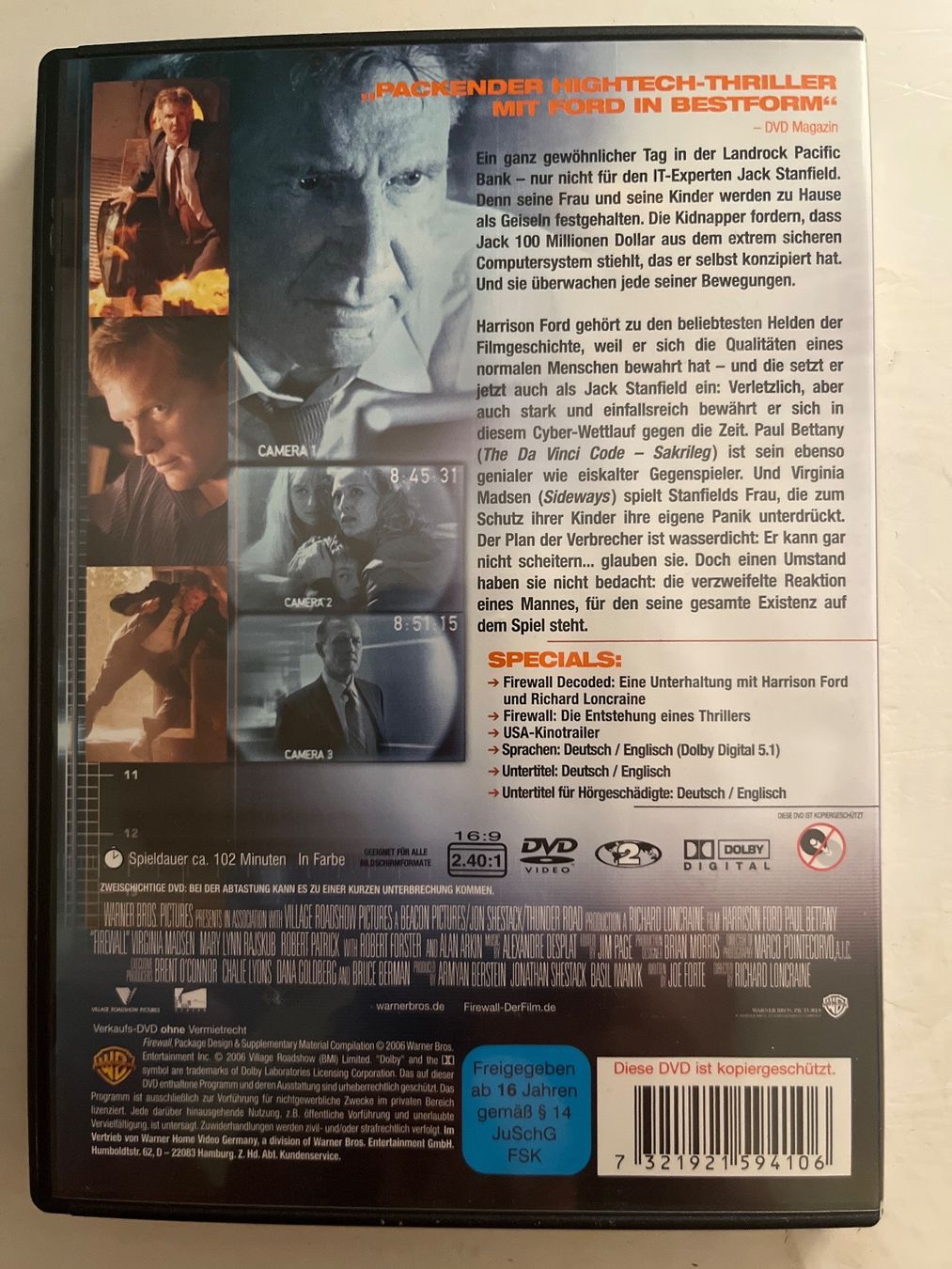 Tutti i DVDs: Firewall (2006) DVD 📀 – Nuovo (secondo la descrizione) da Sierre venduto da black.box 1