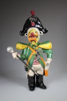 Basler Fasnacht – Waggis Offizier Keramikfigur signiert