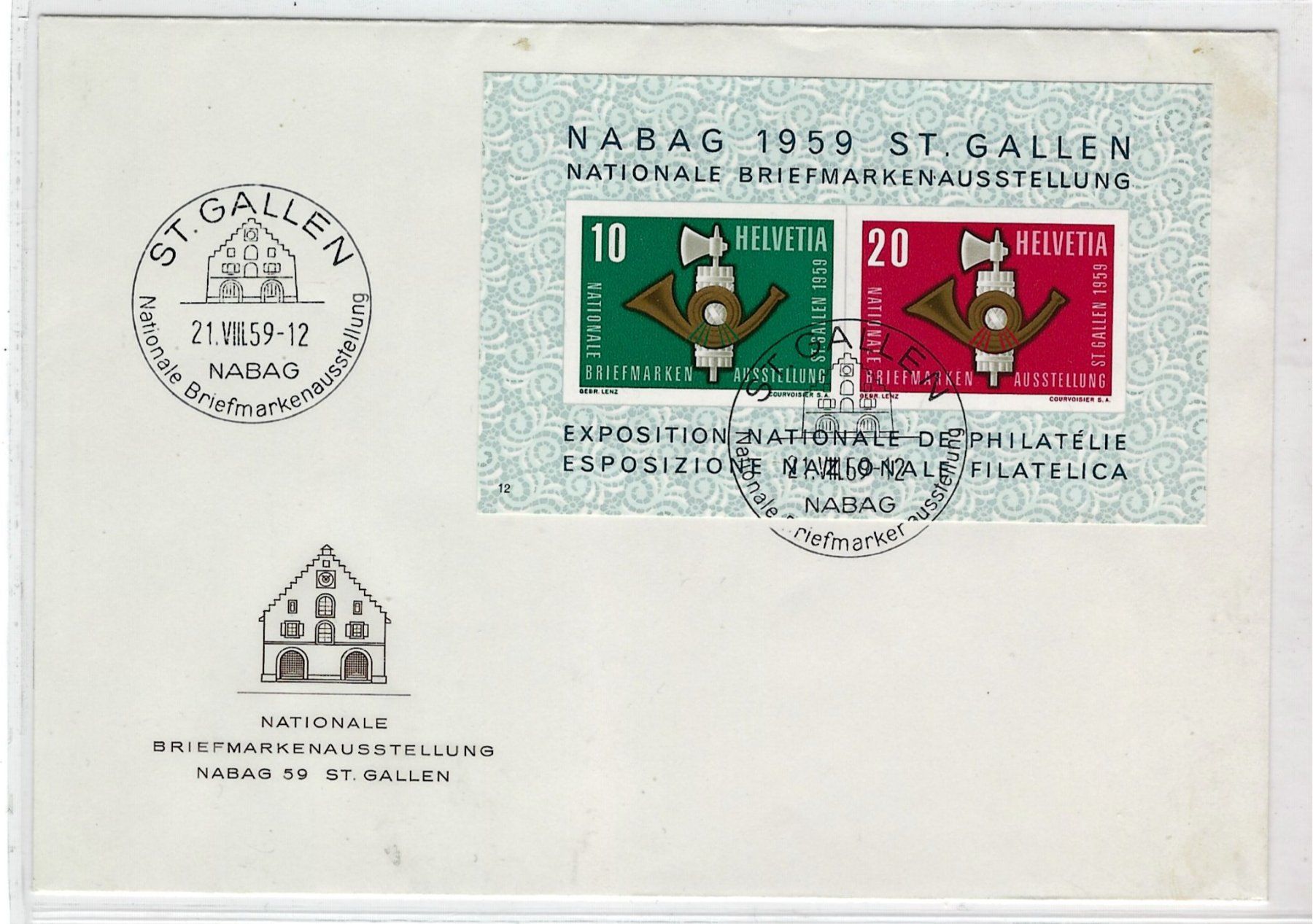 Tutti i francobolli: 1959 Brief Nabag Block   15874 – Usato da Lunden venduto da Animus999
