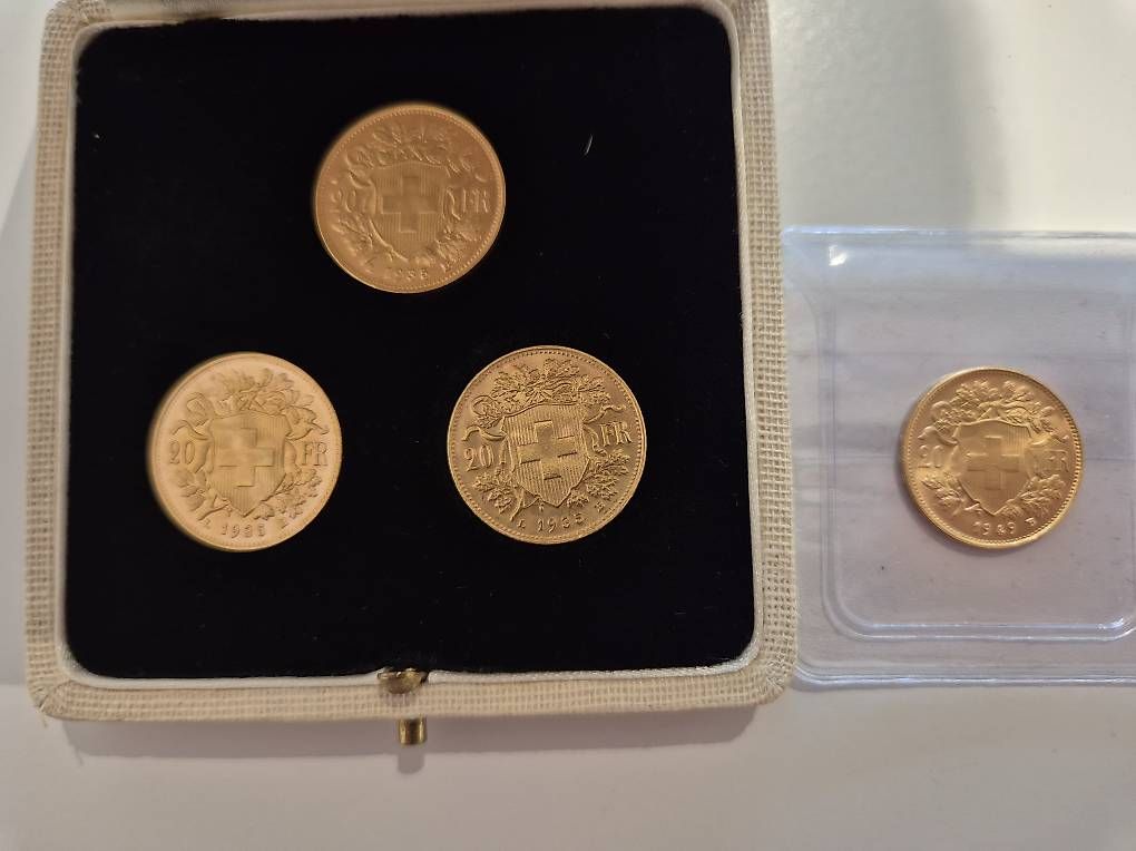 Tutti le monete: 4x Goldvreneli – Nuovo (secondo la descrizione) da Auswil venduto da boumi85 1