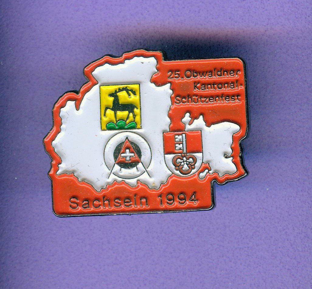 Placchette & Badge: Obwaldner Schützenfest  SACHSEIN  1994 – Usato da Winterthur venduto da Sammleroase