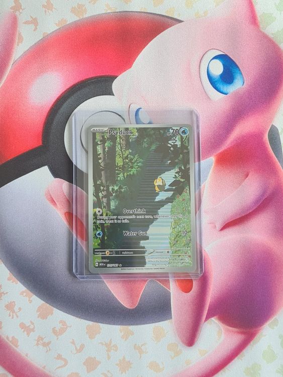 Pokemon Carta Singola - Psyduck 175/165 Da Collezione - Set 151 - Illustrazione Rara - Menta - 2