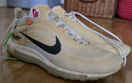 Scarpe Nike Air Max 97 Off-White bianche usate