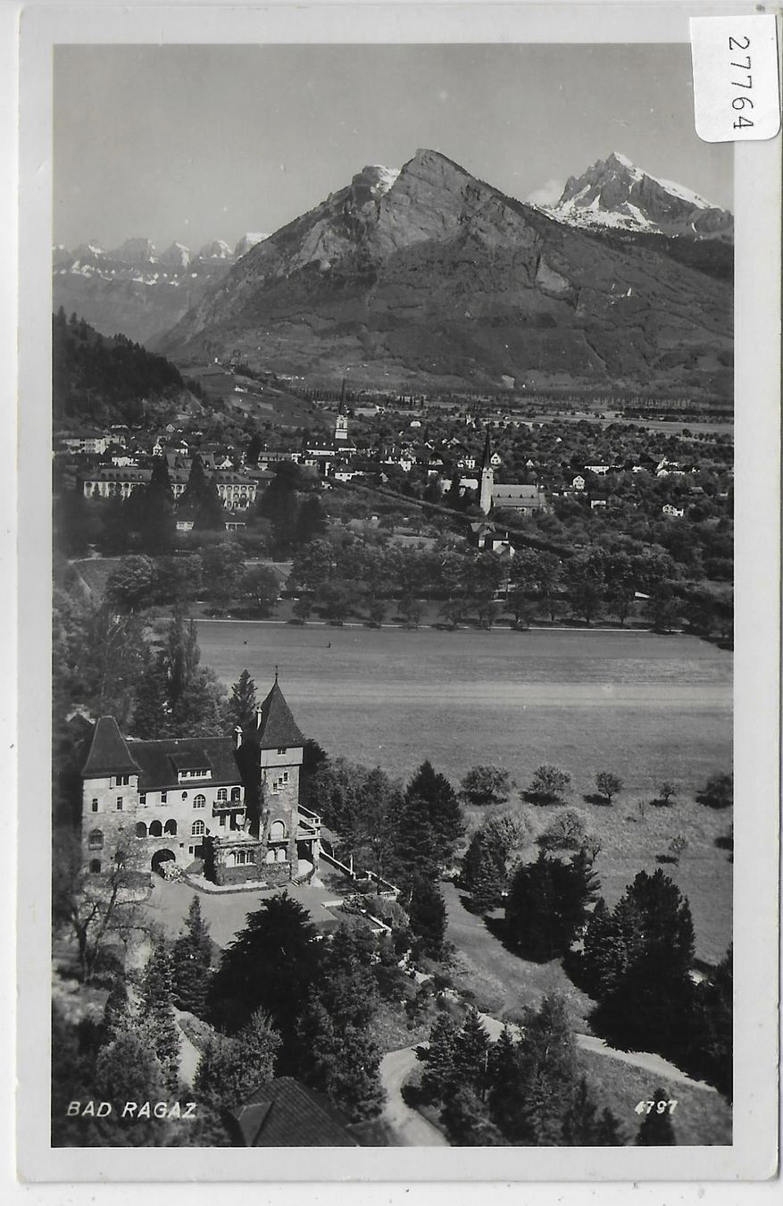 Ansichtskarten: Bad Ragaz - Generalansicht – Gebraucht aus Ettingen von Kartenplanet