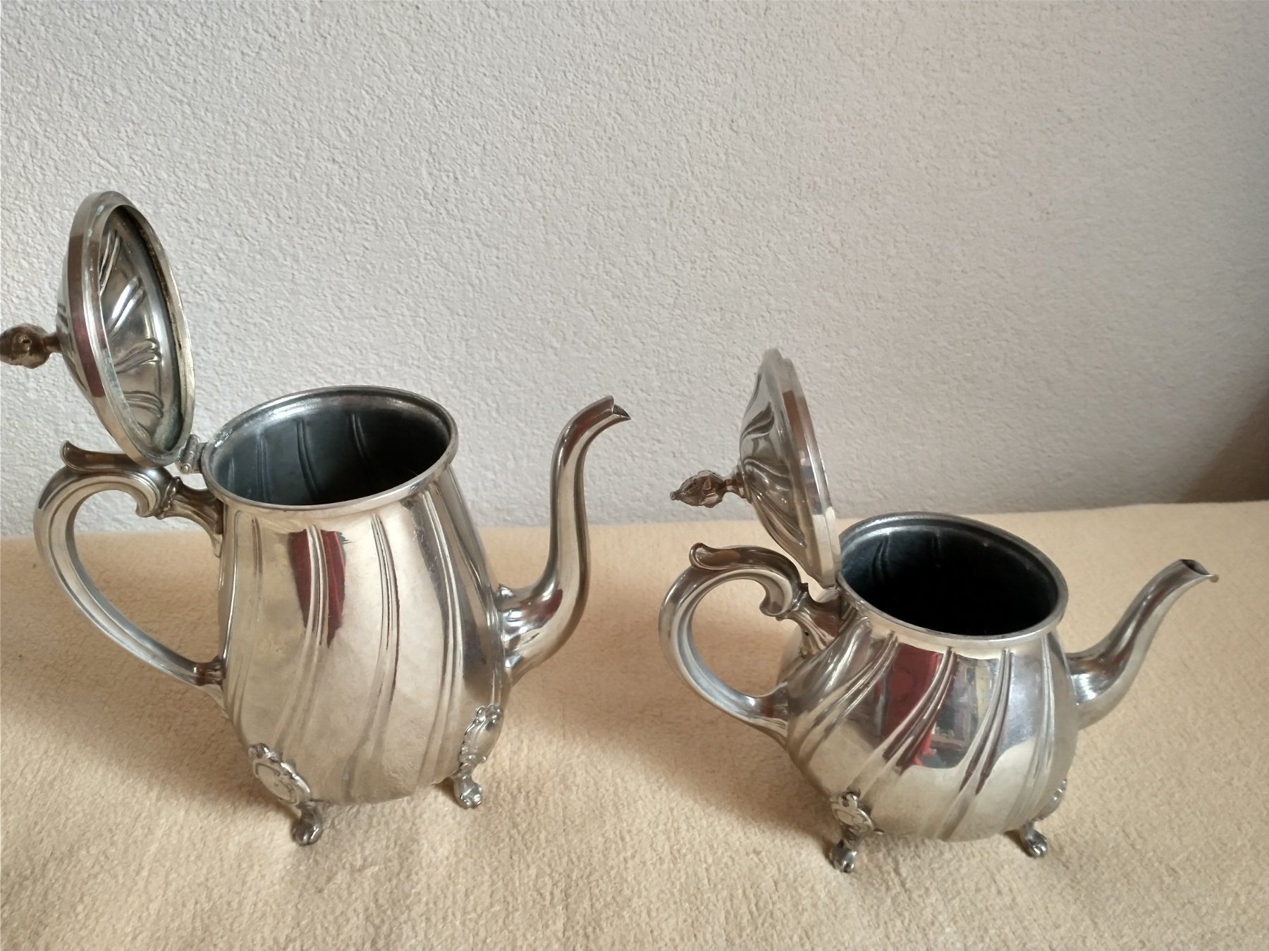 Teiere: 2x Antike Teekanne Kaffekanne Set – Usato da Löhningen venduto da Chimae67 9