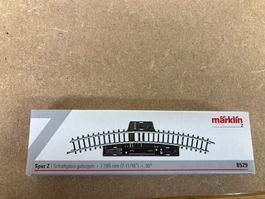 Märklin Spur Z 8529 Schaltgleis r 195 mm 30 Grad neu in OVP