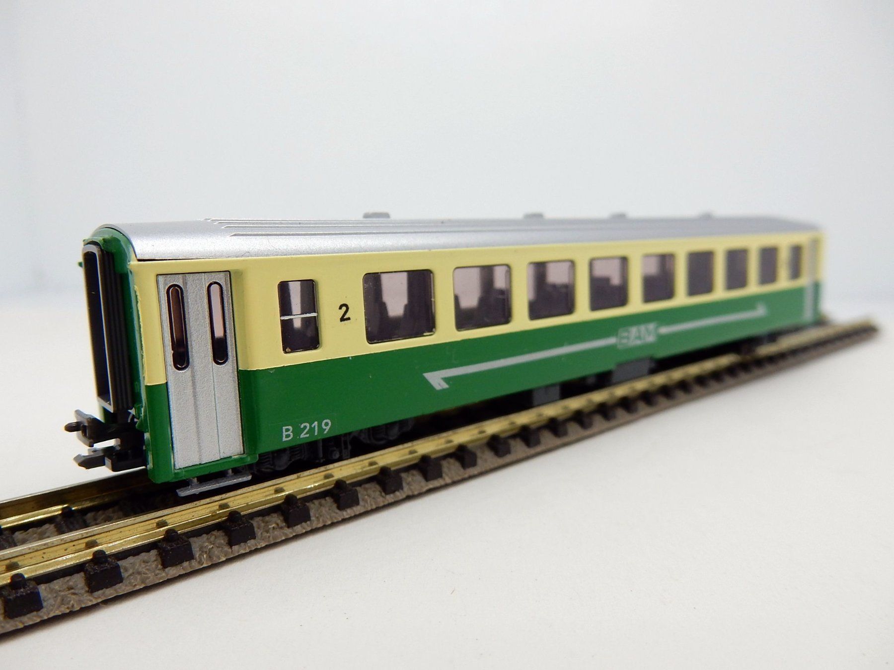 Kato Modelleisenbahnen: N- "BAM" Bière - Apples - Morges - Voiture EW  - 2 Cl. – Neu (gemäss Beschreibung) aus Locarno von Gudrun2 2