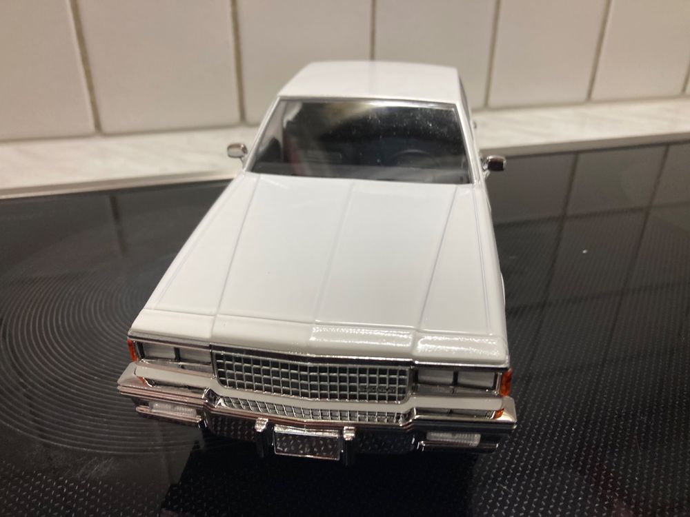 Chevrolet Caprice Classic A-Team - Greenlight 1/18 - Blanche - Neuve