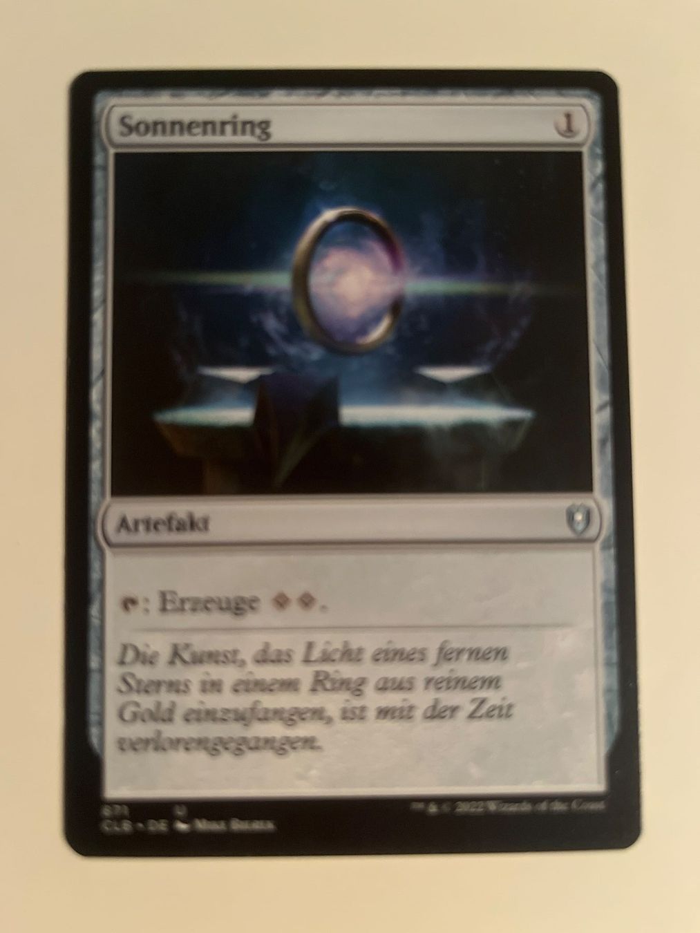 Magic The Gathering Carte collezionabili: 1 x Sonnenring - Magic: The Gathering - MtG – Usato da Kriens venduto da Shadi1980