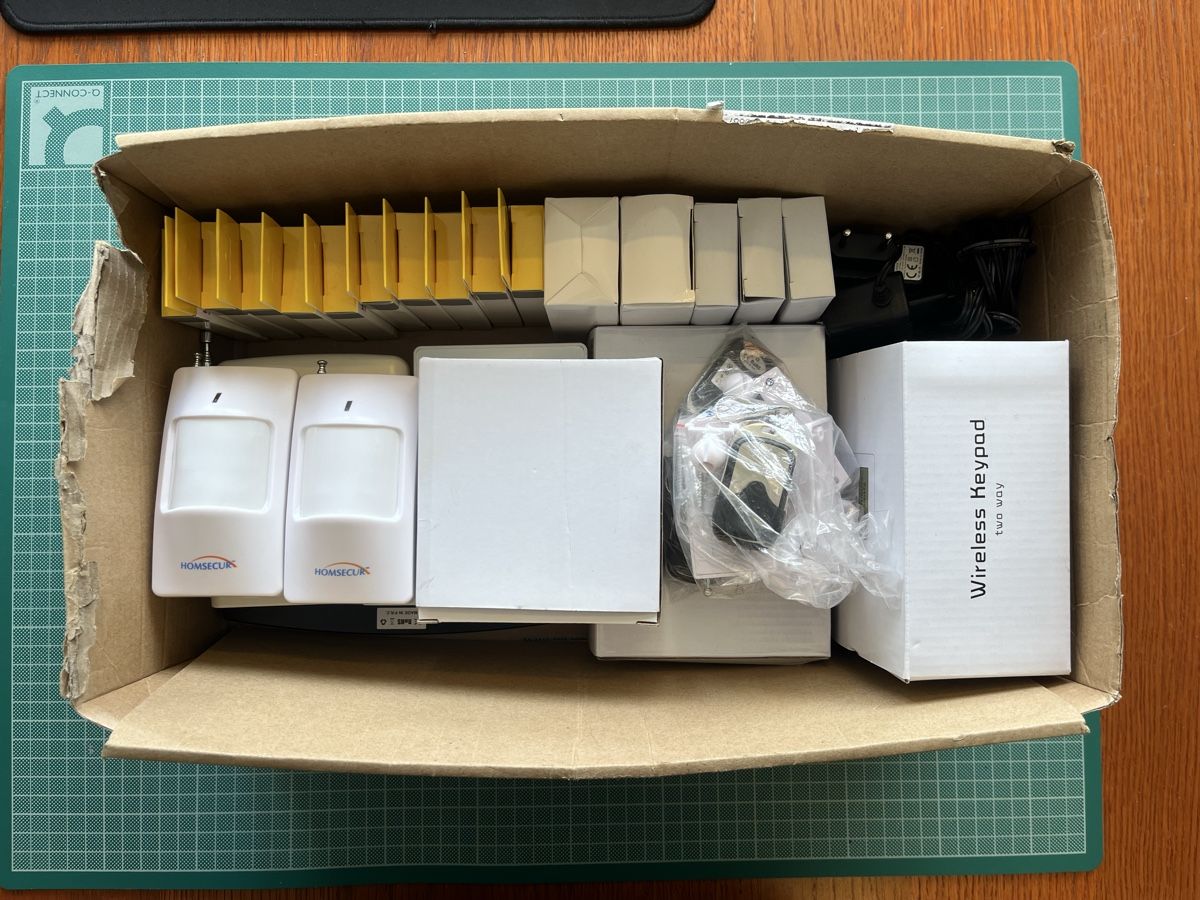 Sistemi d'allarme: Homesecur Home Security Alarm Kit – Usato da Vevey venduto da TAP 1