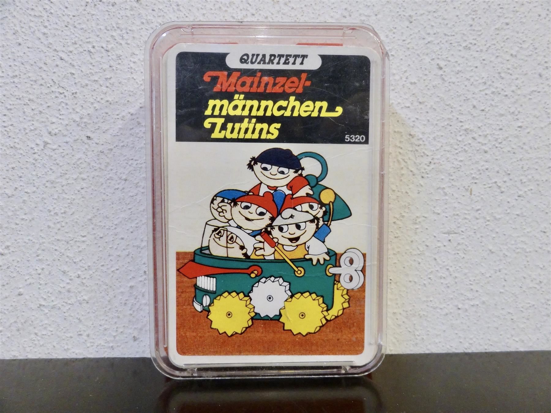 Giochi: schönes altes Quartett MAINZELMÄNNCHEN – Usato da Kerzers venduto da wisaundso