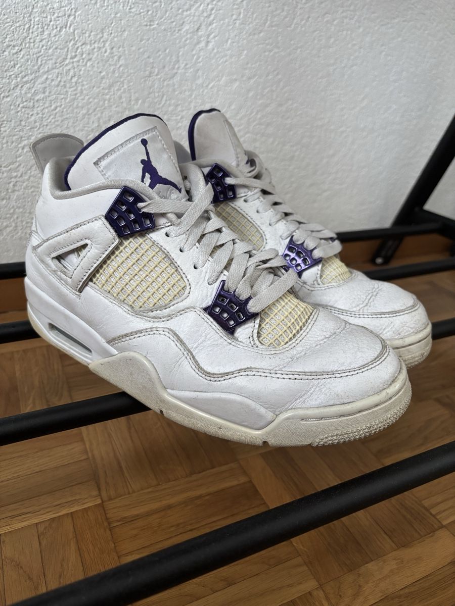 Jordan Scarpe da uomo: Jordan 4 Retro Metallic Purple – Usato da Wangs venduto da J.Flammer 2