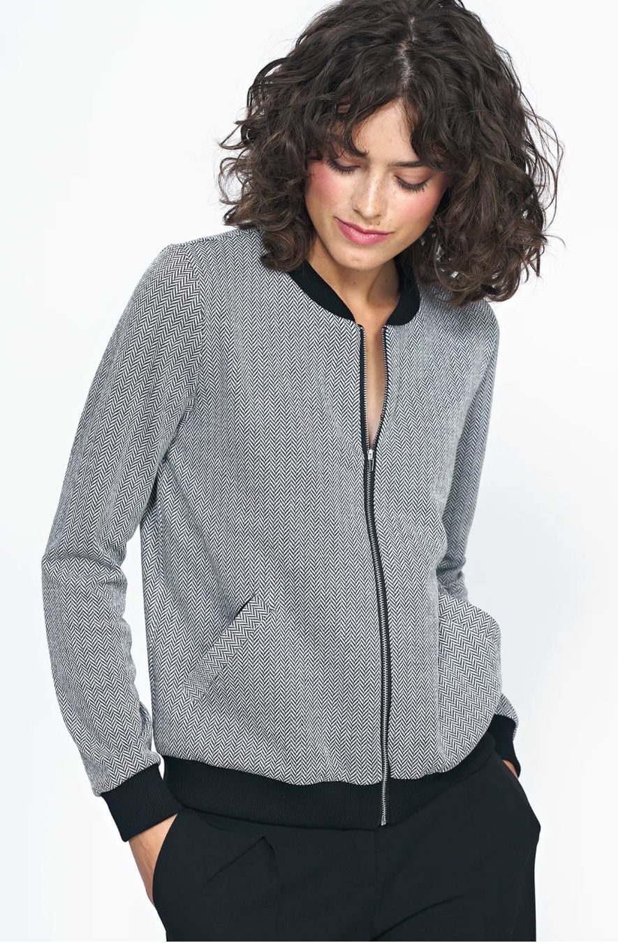 Giacche: Coole Strickjacke im Bomberstil, grau, neu, Grösse 36 – Nuovo e nell'imballaggio originale da Romanshorn venduto da Amorubi 3