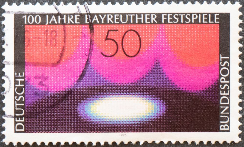 briefmarke-100-jahre-bayreuther-festspiele-gebraucht-in-chiasso-f-r