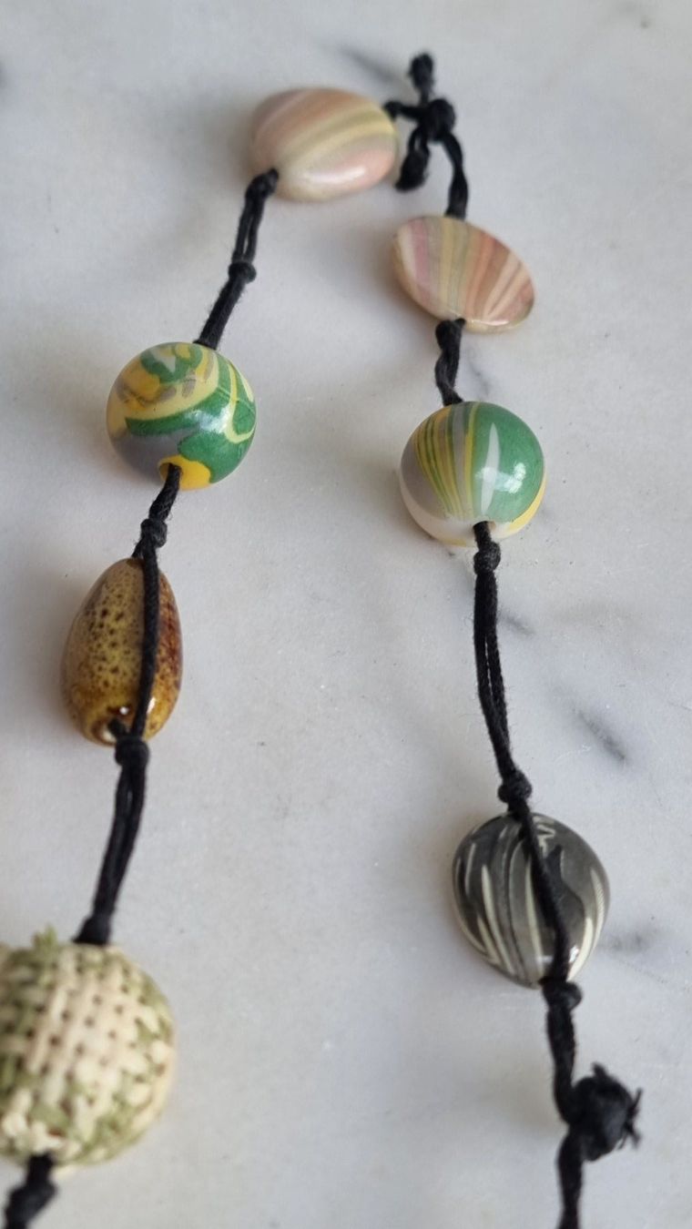 Ketten: Bunte Halskette, Sommerkette, Statementkette, Boho Kette 222 – Gebraucht aus Wald ZH von Martin79 1