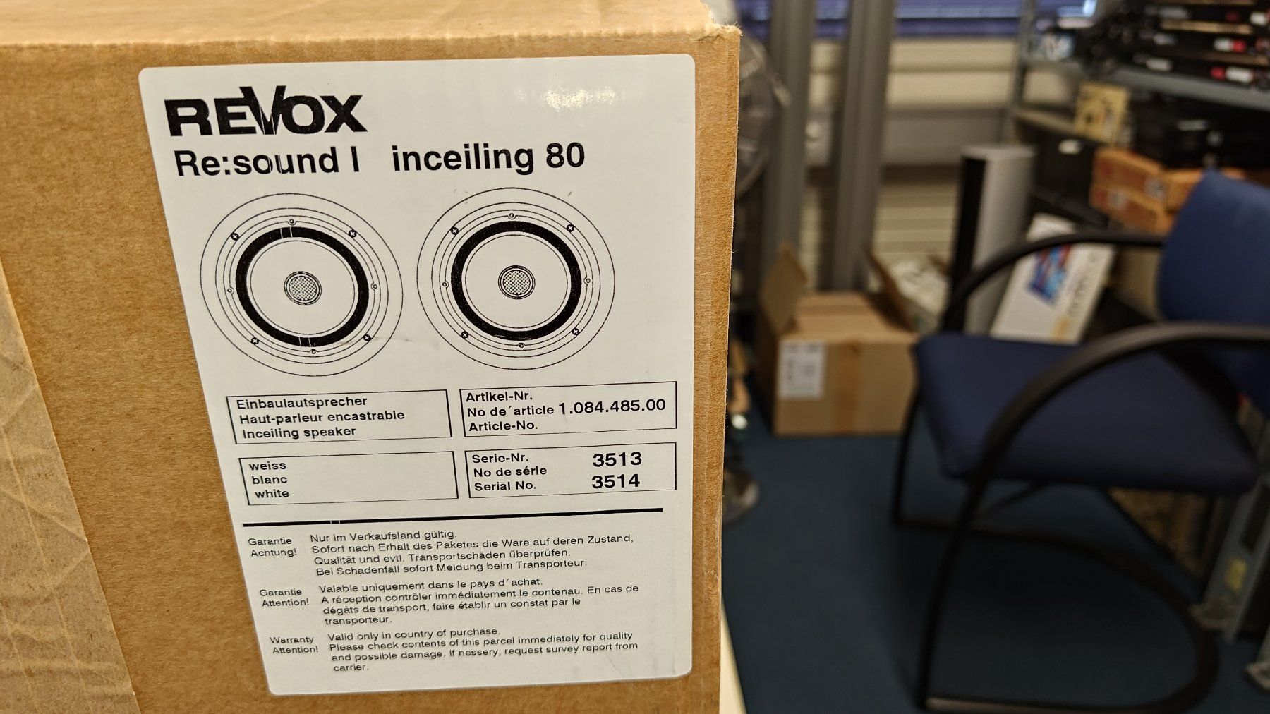 Revox Casse acustiche: Revox Einbaulautsprecher Inceiling 80 + Inceiling 80 Stereo – Nuovo (secondo la descrizione) da Unterägeri venduto da sumatronic 1