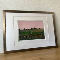 Weinreben Moderne Kunst Bild Feld Blumen Acryl Wein Bammert