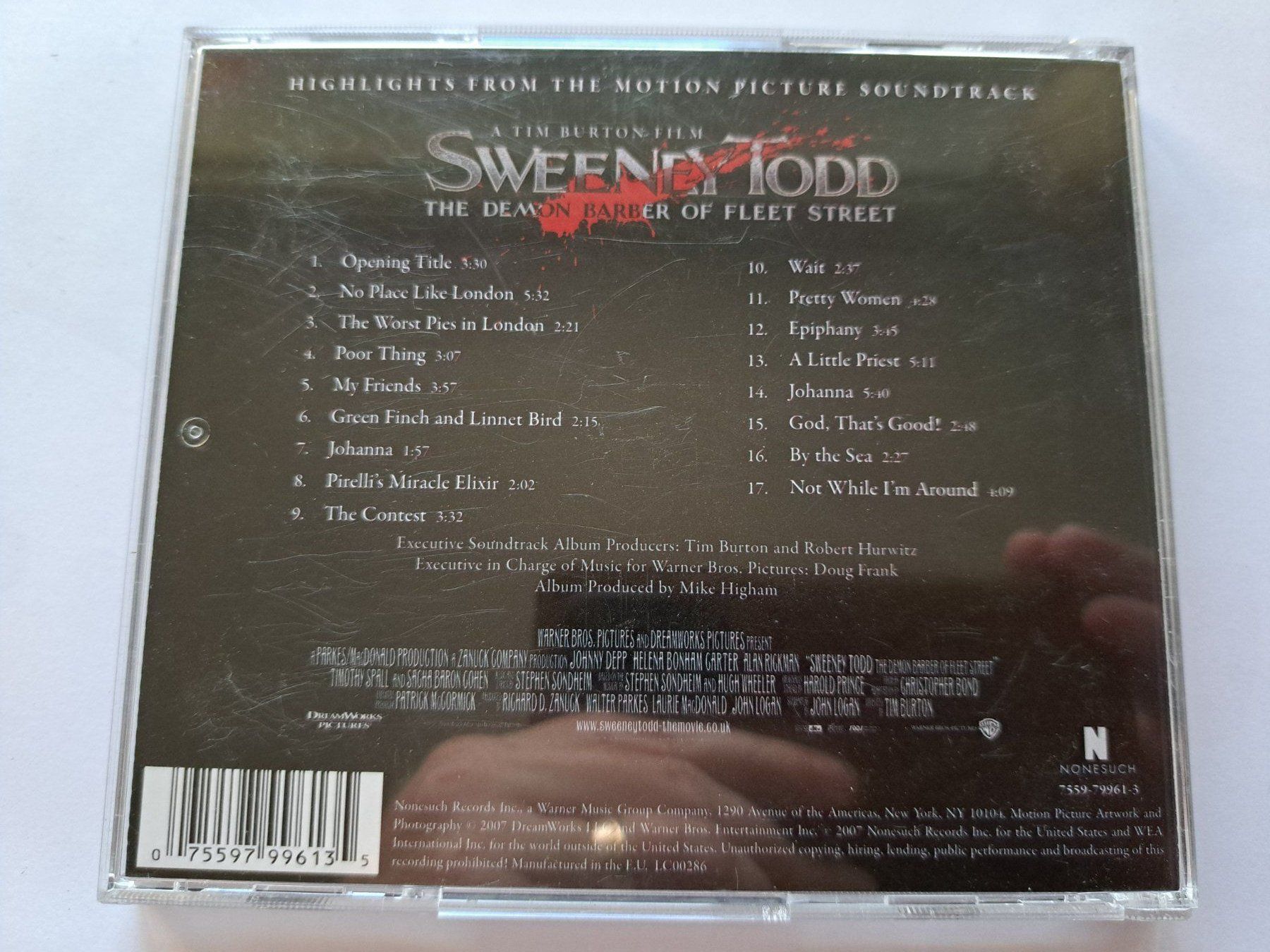 CD: CD BO Sweeney Todd – Usato da Pully venduto da bro_n52j 1