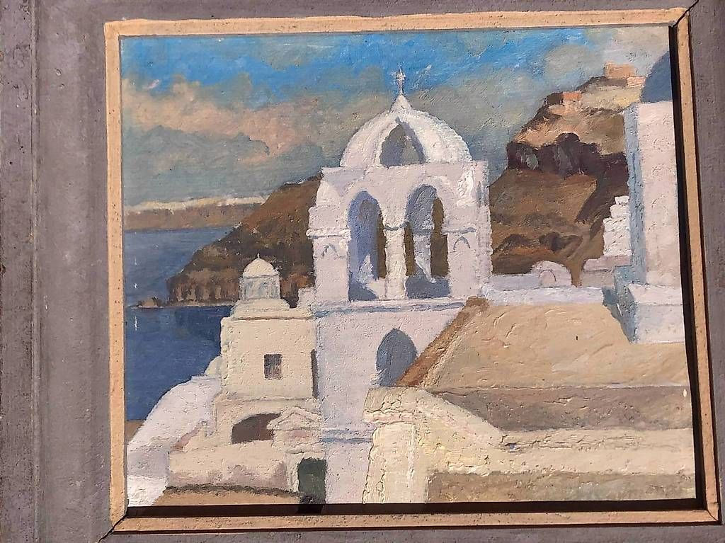 Dipinti: Paul Baumann, Santorin – Usato da Chernex venduto da Nouveaunom 1
