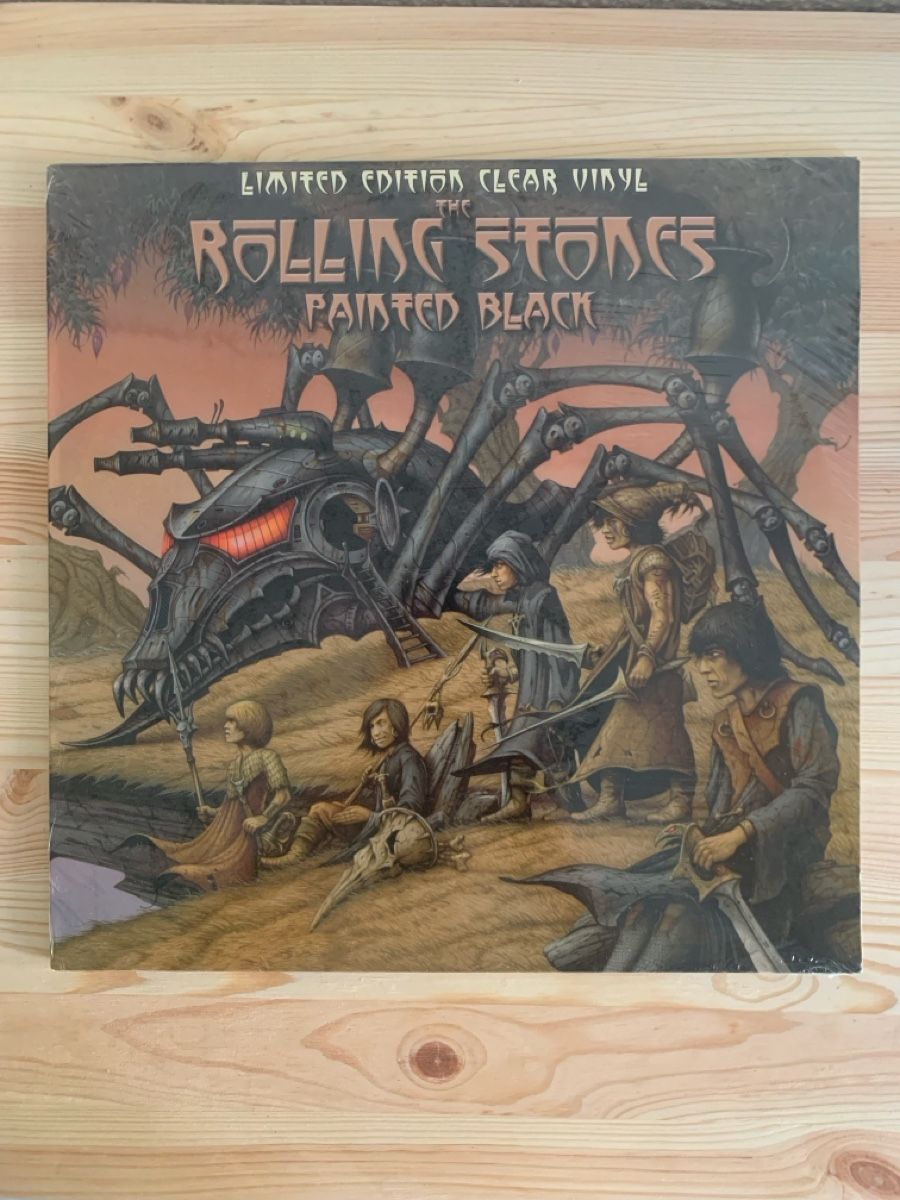 Schallplatten: Rolling Stones Painted Black Clear Vinyl Limited Edition – Neu und originalverpackt aus Zürich von Leonieonie.