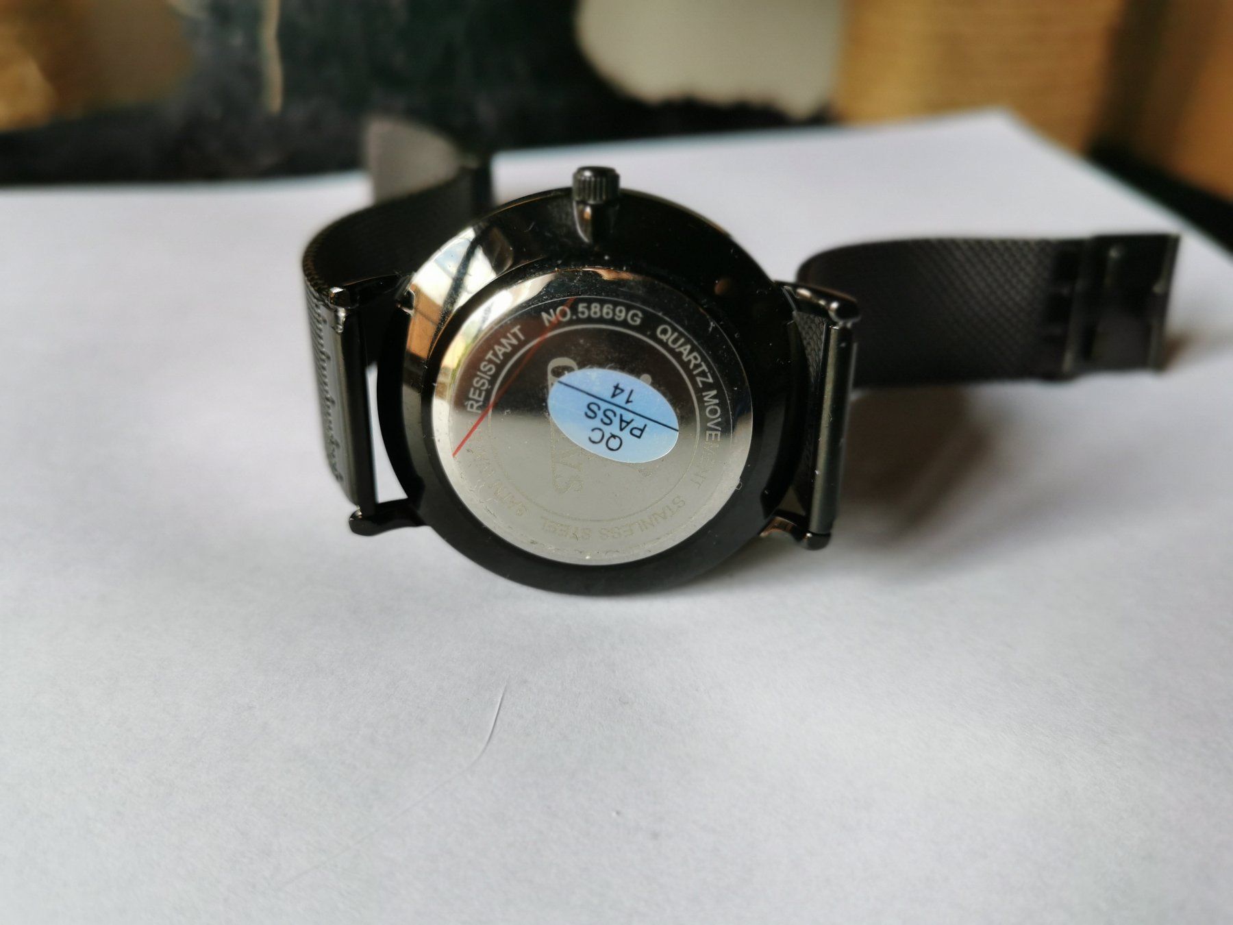 Orologi: Elegante dünne Herrenuhr – Nuovo e nell'imballaggio originale da Filzbach venduto da Sabenasi 5