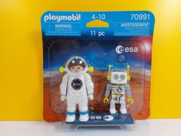 PLAYMOBIL 70991 Space DuoPack ESA Astronaut und ROBert NEU