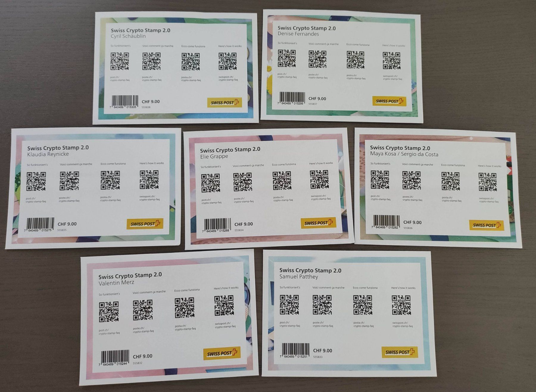 7 Stk. Swiss Crypto Stamp 2.0 (ungeöffnet) (Neu und originalverpackt) in  Gebenstorf für CHF 59 – mit Lieferung auf Ricardo kaufen