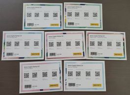 7 Stk. Swiss Crypto Stamp 2.0 (ungeöffnet)