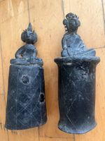 Zwei ca. 200 Jahre alte Buddha-Figuren aus Nord-Thailand